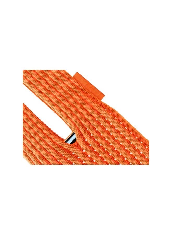 أكاليكس جيب آيفون 80 سم، جيب هاتف صغير بحزام قصير، ملحق لجميع الأنواع، حامل هاتف خفيف الوزن للاستخدام اليومي بدون استخدام اليدين مع سلك قابل للتعديل (برتقالي) - Image 3